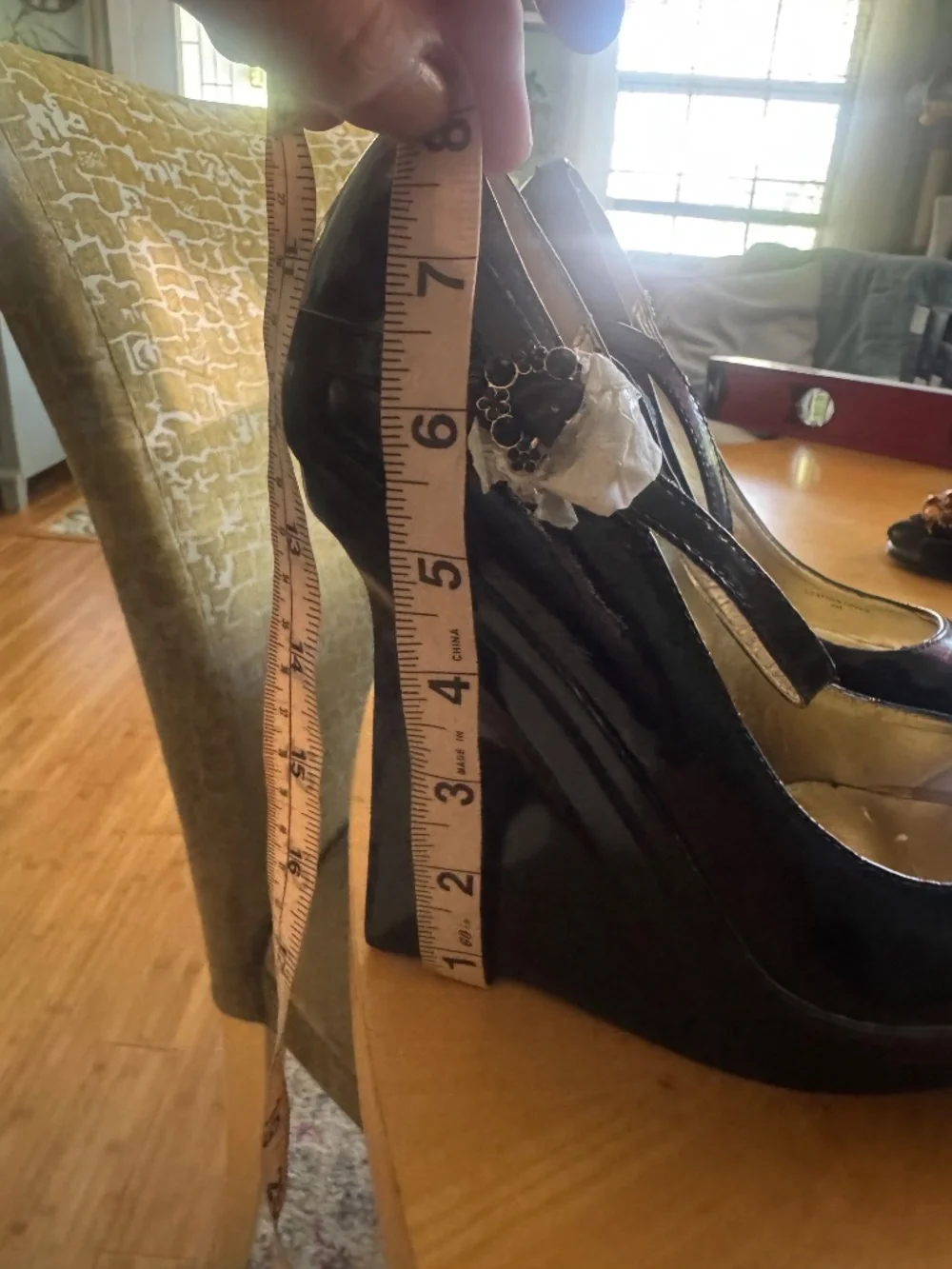 Hale Bob Mary High Platform Heel Black Size 9. New